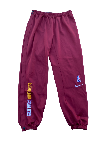 Charles Matthews Cleveland Cavaliers Team Exclusive Snap-Off Pre-Game Warm-Up Sweatpants (Size L)