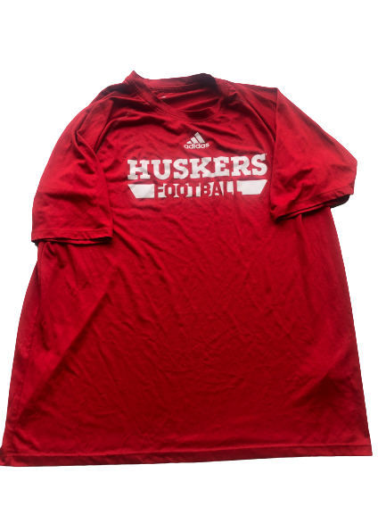 Dicaprio Bootle Nebraska Football T-Shirt (Size L)