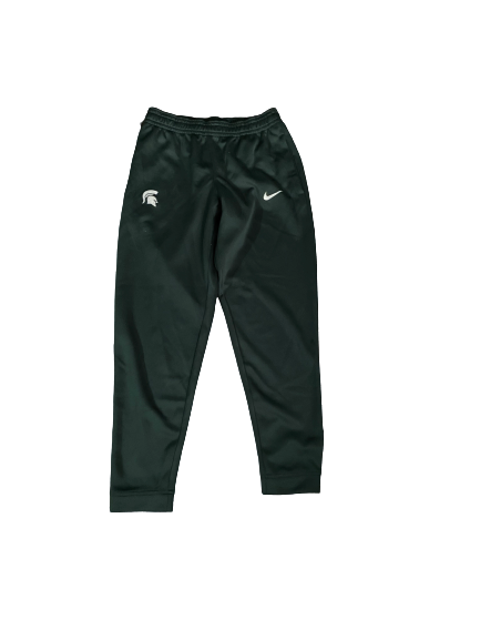 Cassius Winston Michigan State Basketball Pre-Game Warm Up Sweatpants (Size L)