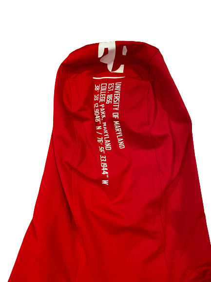 D.J. Turner Maryland Football Team Exclusive Short Sleeve Hoodie (Size M)