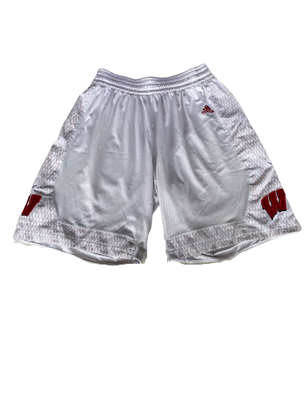 Khalil Iverson Wisconsin Adidas Game-Worn Shorts