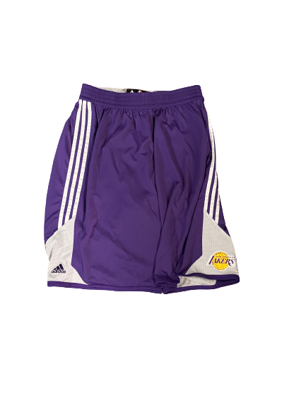 Chris Walker Los Angeles Lakers Team Issued Workout Shorts (Size XXXL)