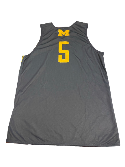 Adrien Nunez Michigan Basketball Exclusive Reversible Practice Jersey (Size L)