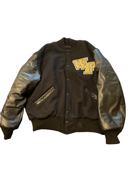 Chaundee Brown Wake Forest Basketball Player Exclusive Varsity Jacket (Size XL)
