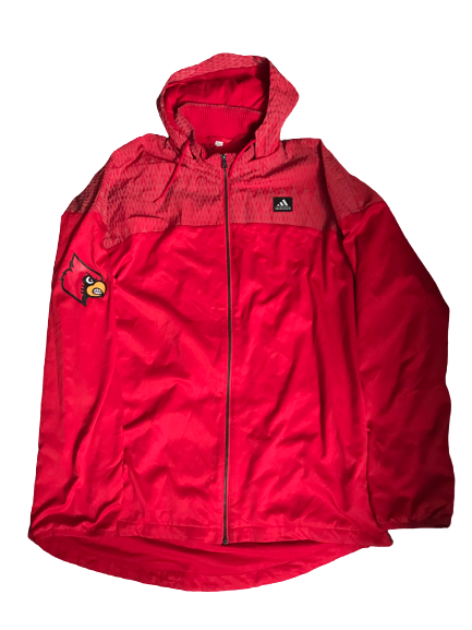 Jordan Nwora Louisville Adidas Team Issued Jacket (Size 2XL)