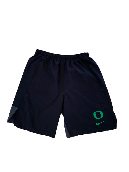 Oregon Football Team Issued Workout Shorts (Size L)