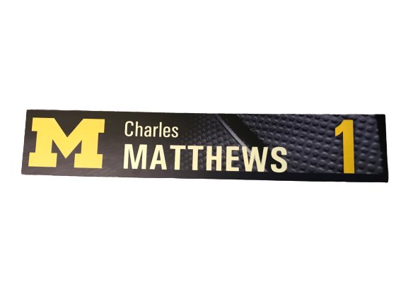 Charles Matthews Locker Room Plate