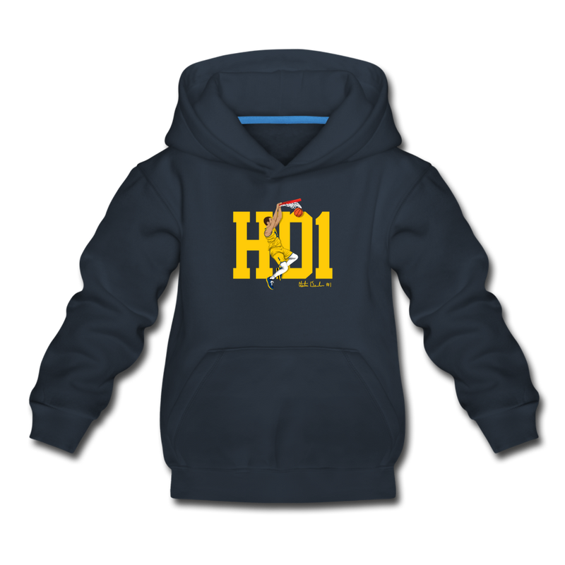 Hunter Dickinson X The Players Trunk Exclusive "HD1" YOUTH Hoodie - navy