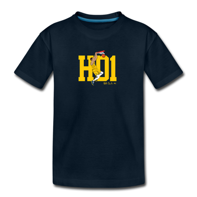Hunter Dickinson X The Players Trunk Exclusive "HD1" YOUTH T-Shirt - deep navy