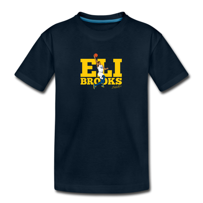 Eli Brooks X The Players Trunk Exclusive YOUTH T-Shirt - deep navy
