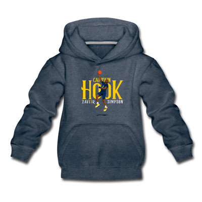 Zavier Simpson X The Players Trunk Exclusive YOUTH Hoodie - heather denim