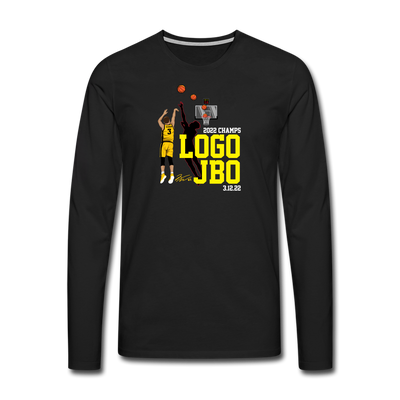 Jordan Bohannon "LOGO JBO BANK SHOT" Long Sleeve Shirt- 2022 CHAMPS! - black